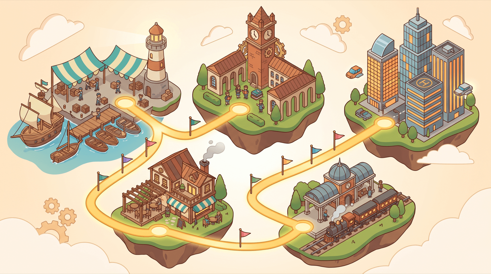 Settling In region map
