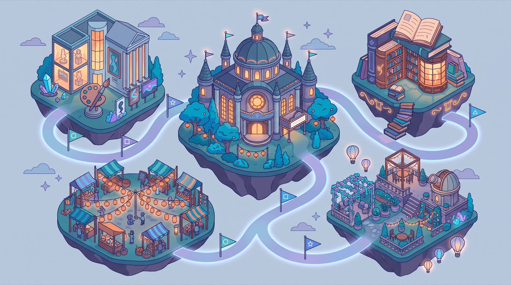 City Nights region map